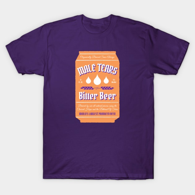Male Tears Bitter Beer - Can T-Shirt by FangirlFuel